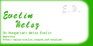 evelin welsz business card